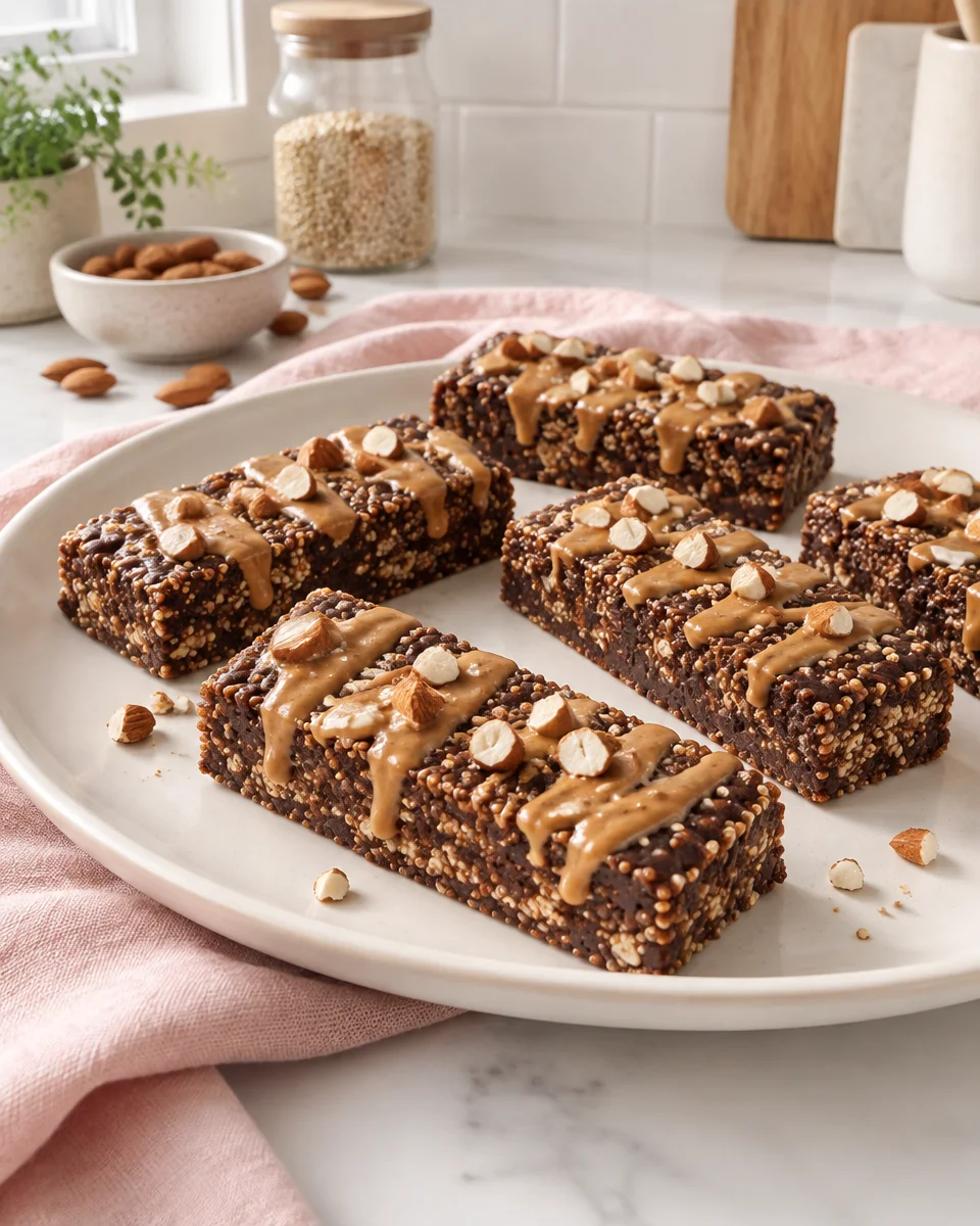 Chocolate Quinoa Crunch Bars Recipe