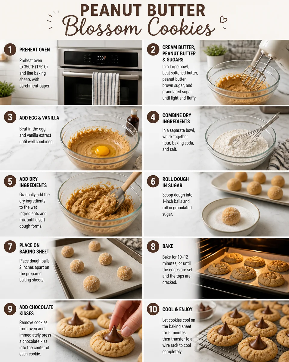 Christmas Cookies Peanut Butter Blossoms
