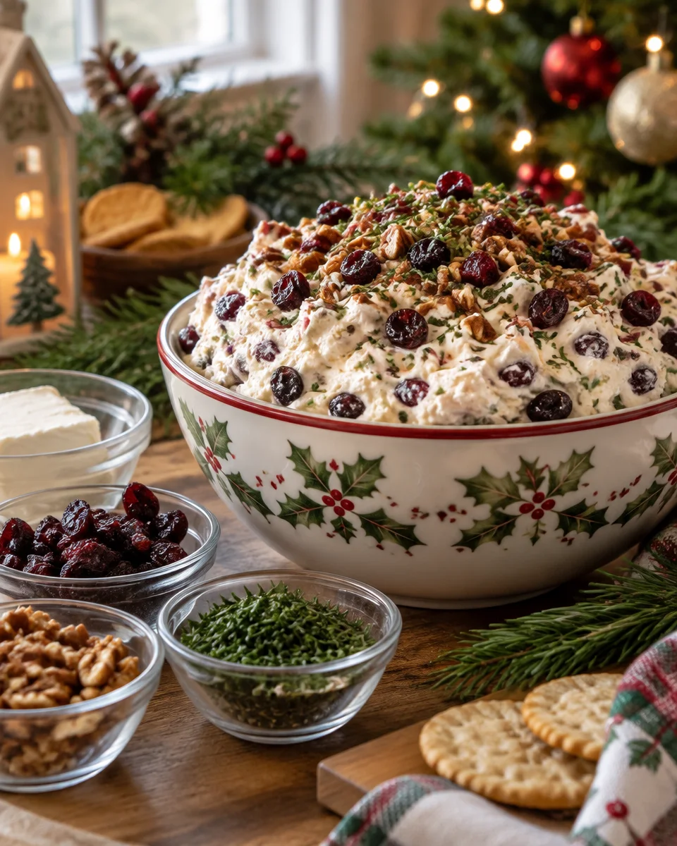 christmas cream cheese spread