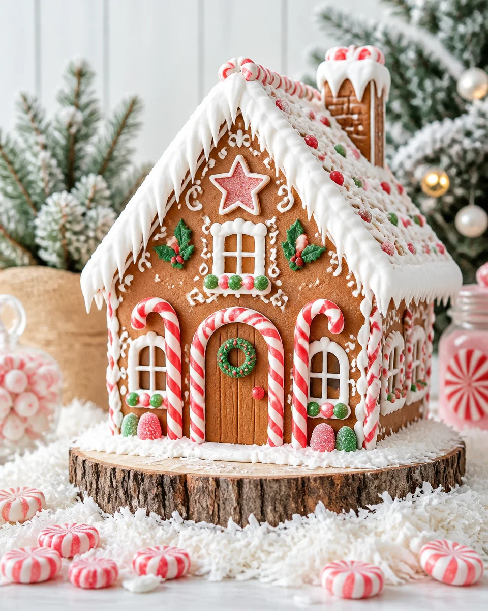 Christmas Gingerbread House from Scratch
