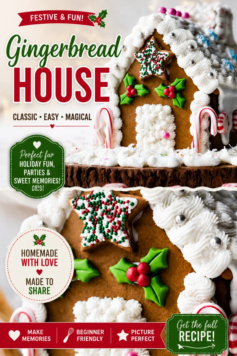 Christmas Gingerbread House from Scratch