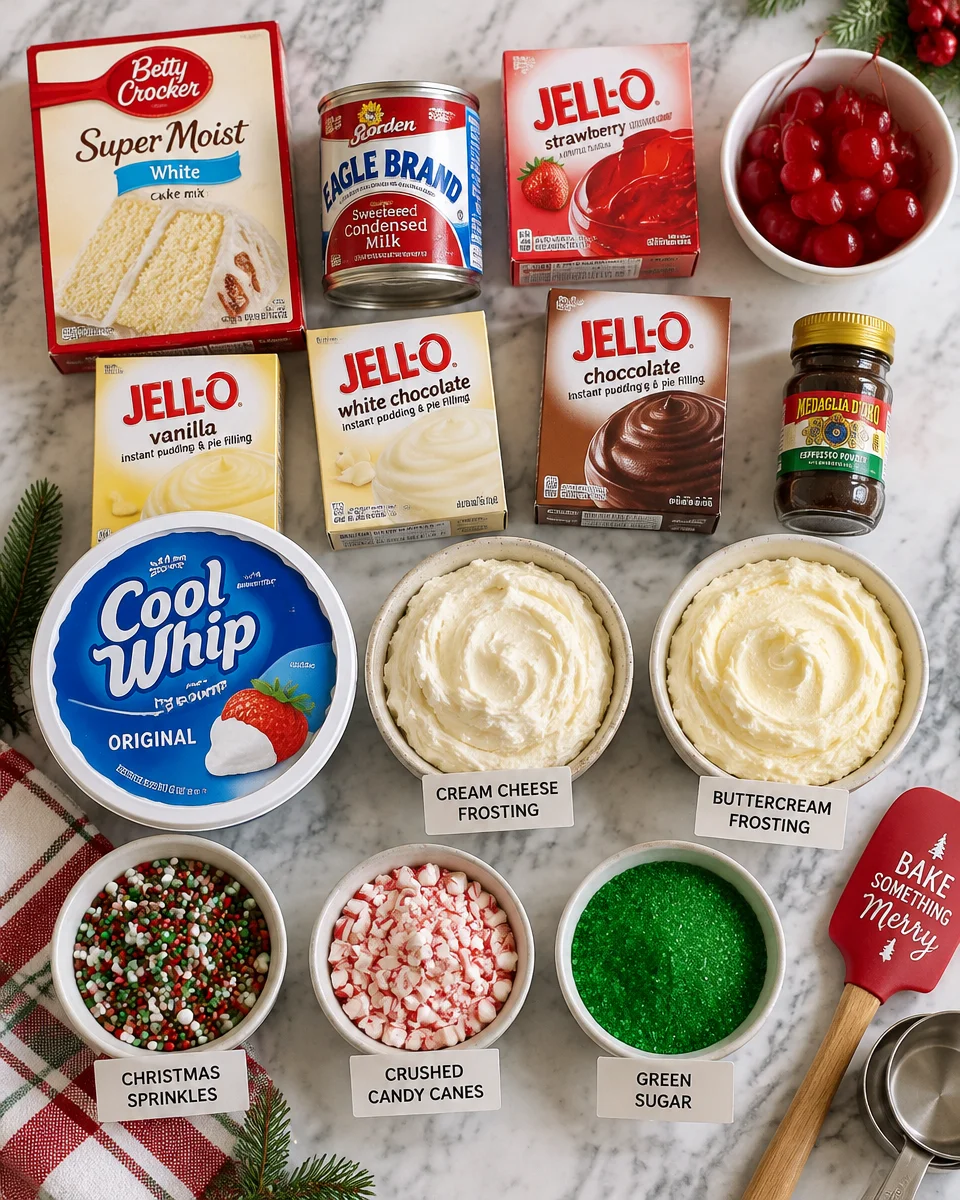 christmas poke cake