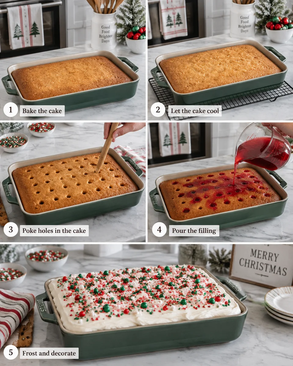 christmas poke cake