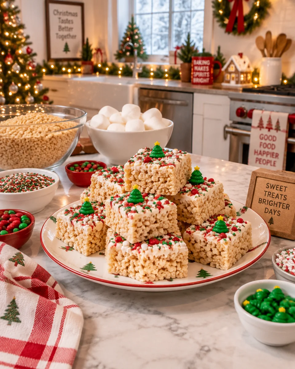 Christmas Rice Krispie Treats
