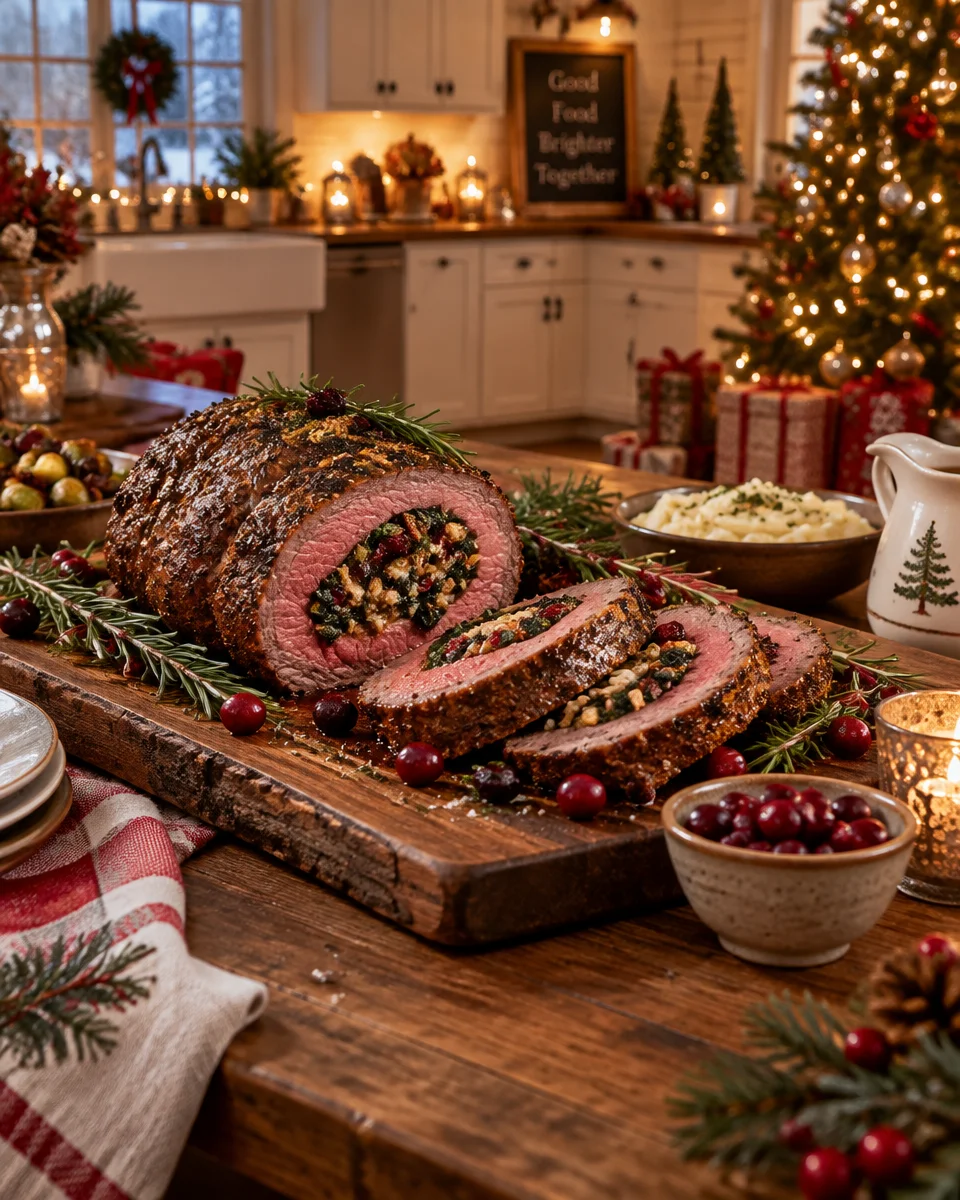 stuffed beef tenderloin recipe