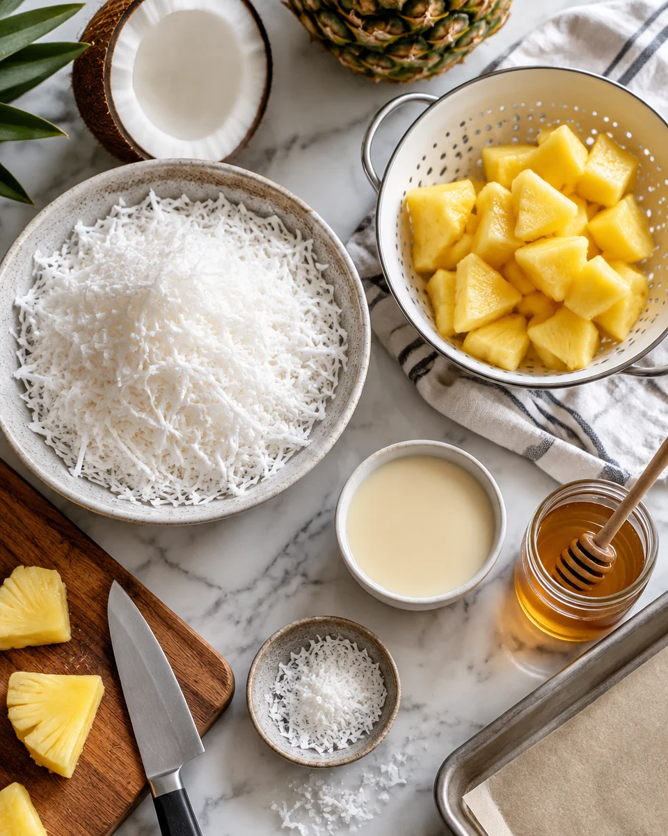 Coconut Pineapple Bites
