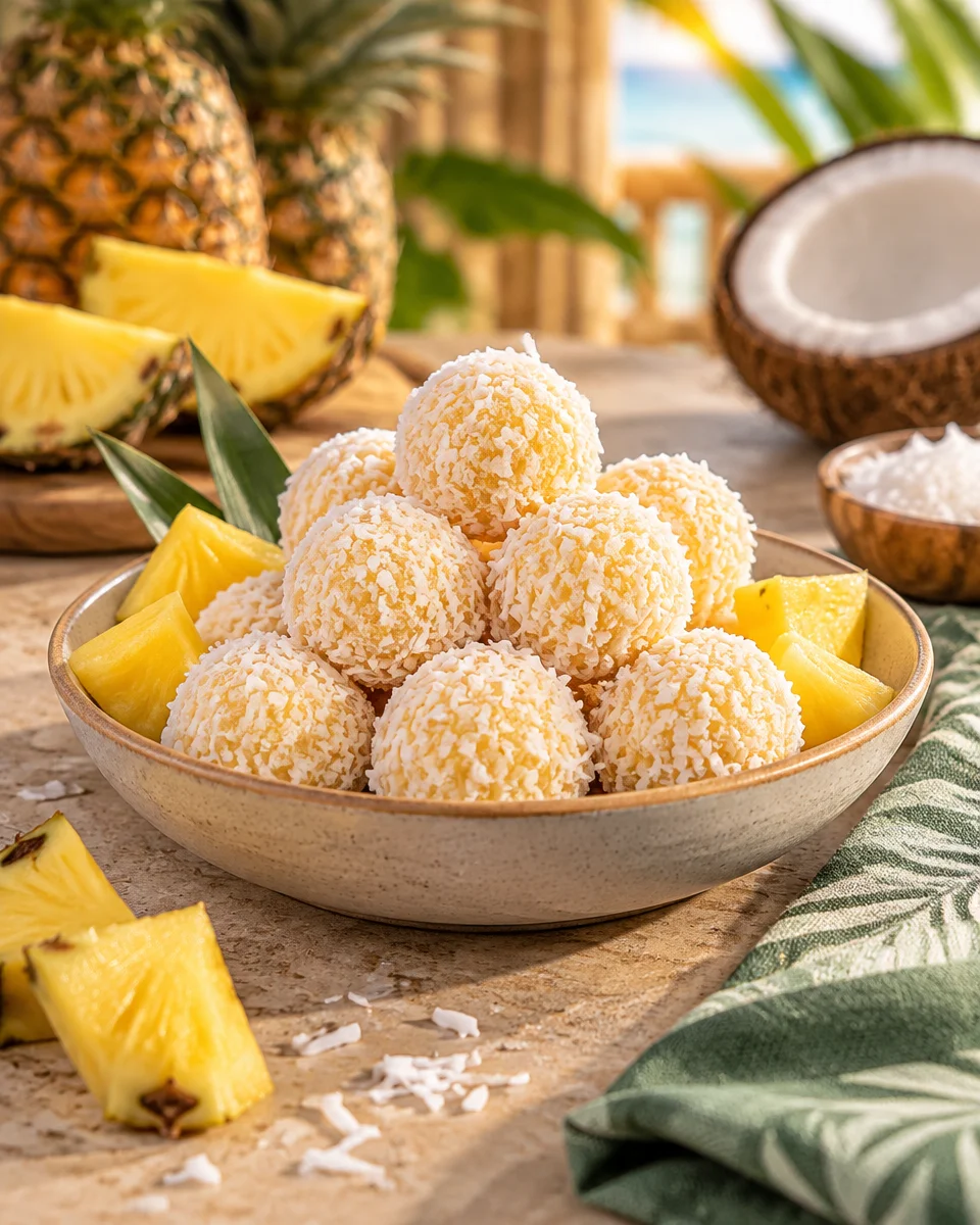 Coconut Pineapple Bites