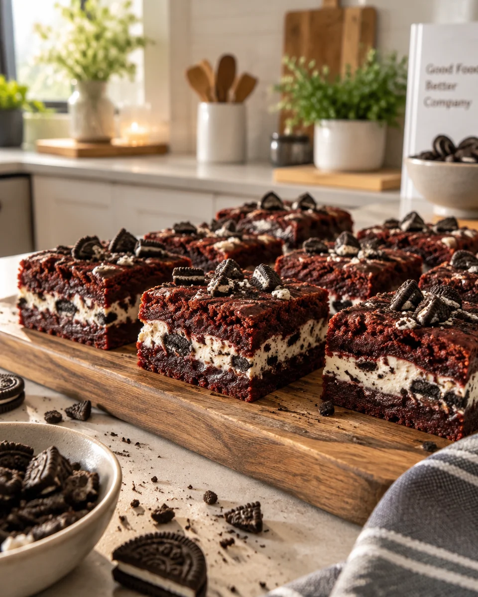 red velvet brownies