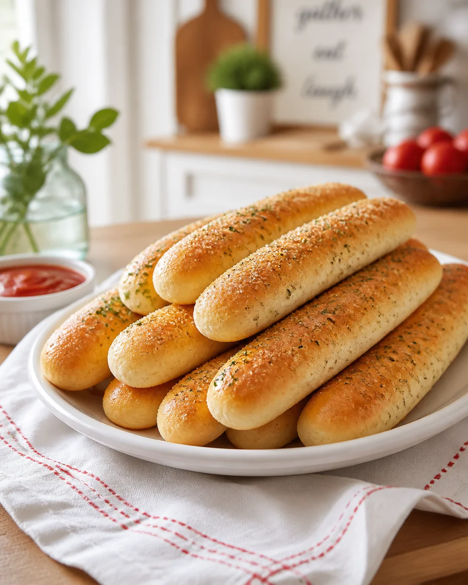 Copycat Olive Garden Breadsticks (Soft and Buttery)