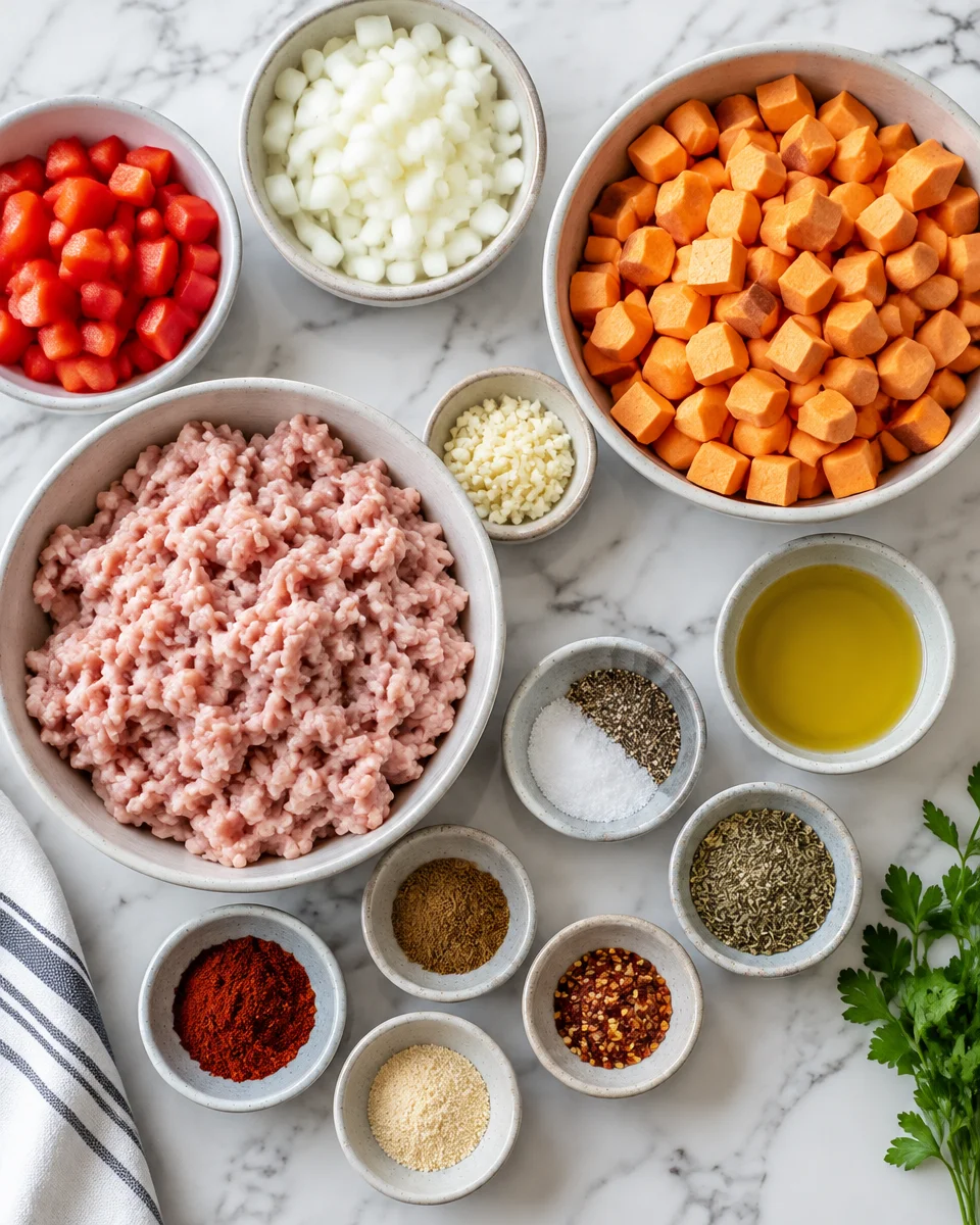 Cozy Ground Turkey Sweet Potato Skillet Recipe