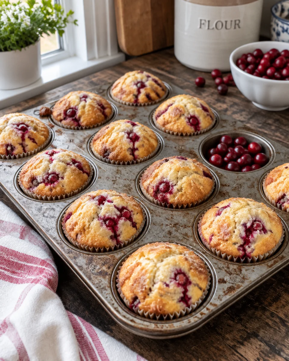 Cranberry Muffins Recipe