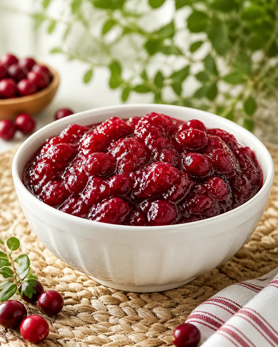 Cranberry Sauce from Scratch (Easy