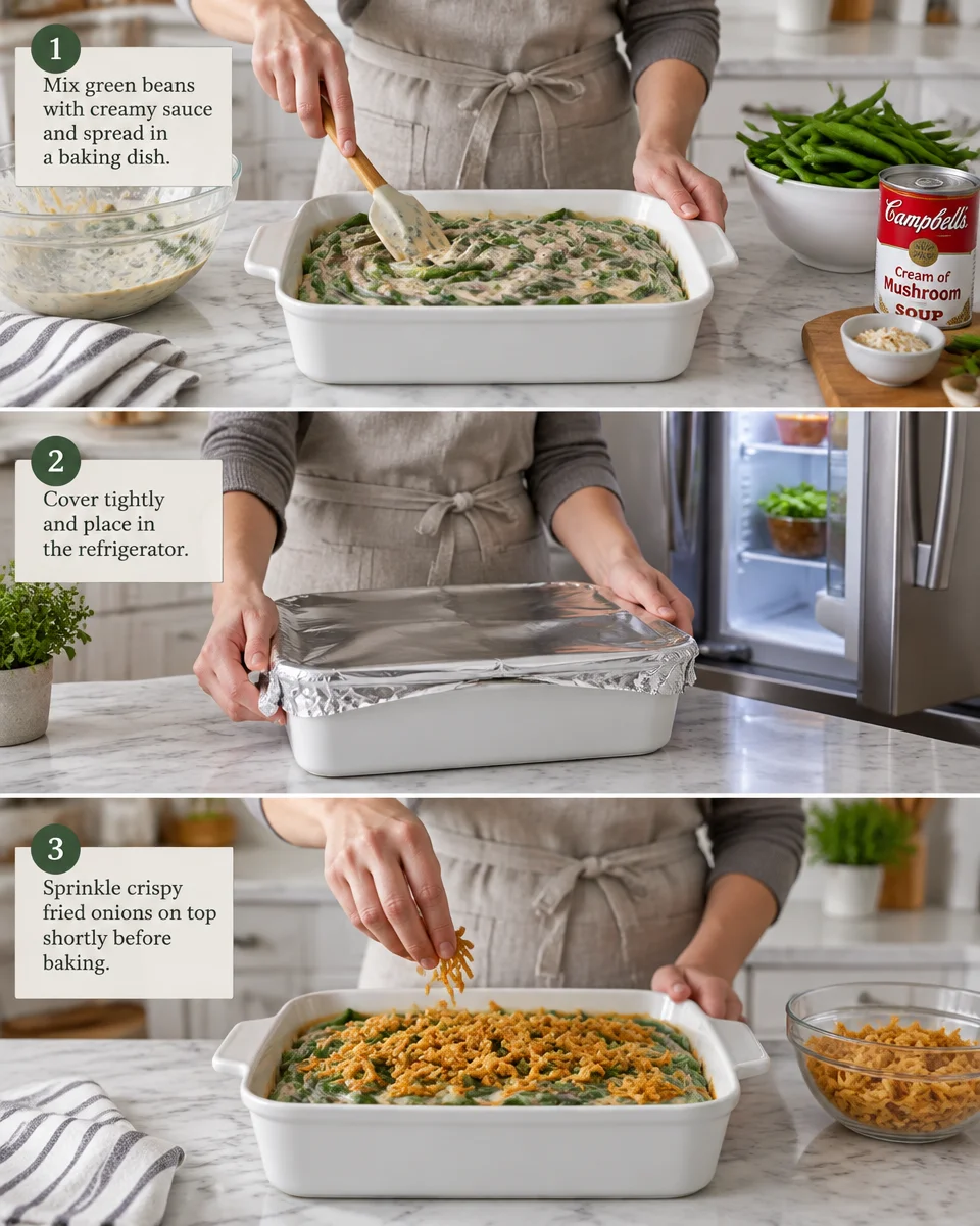 cream cheese green bean casserole