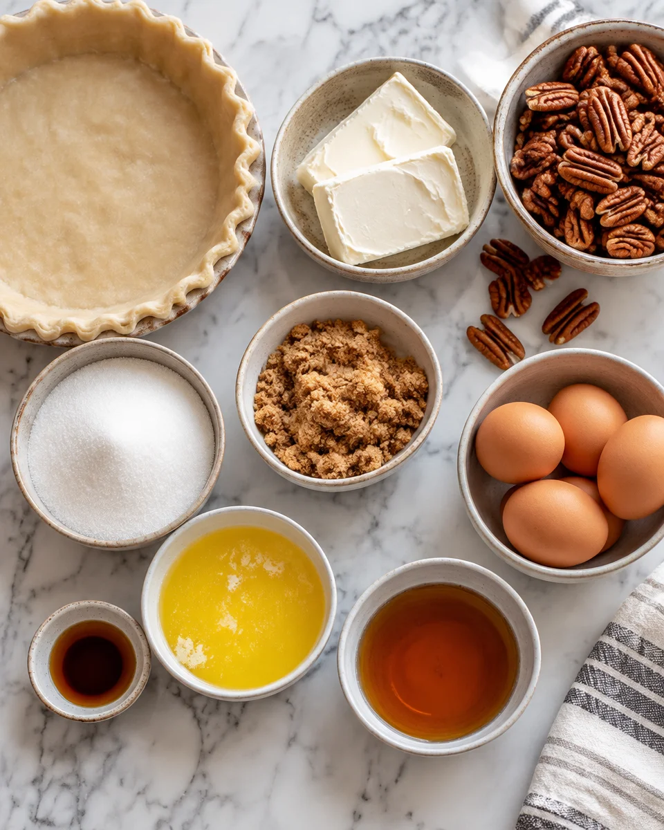 cream cheese pecan pie