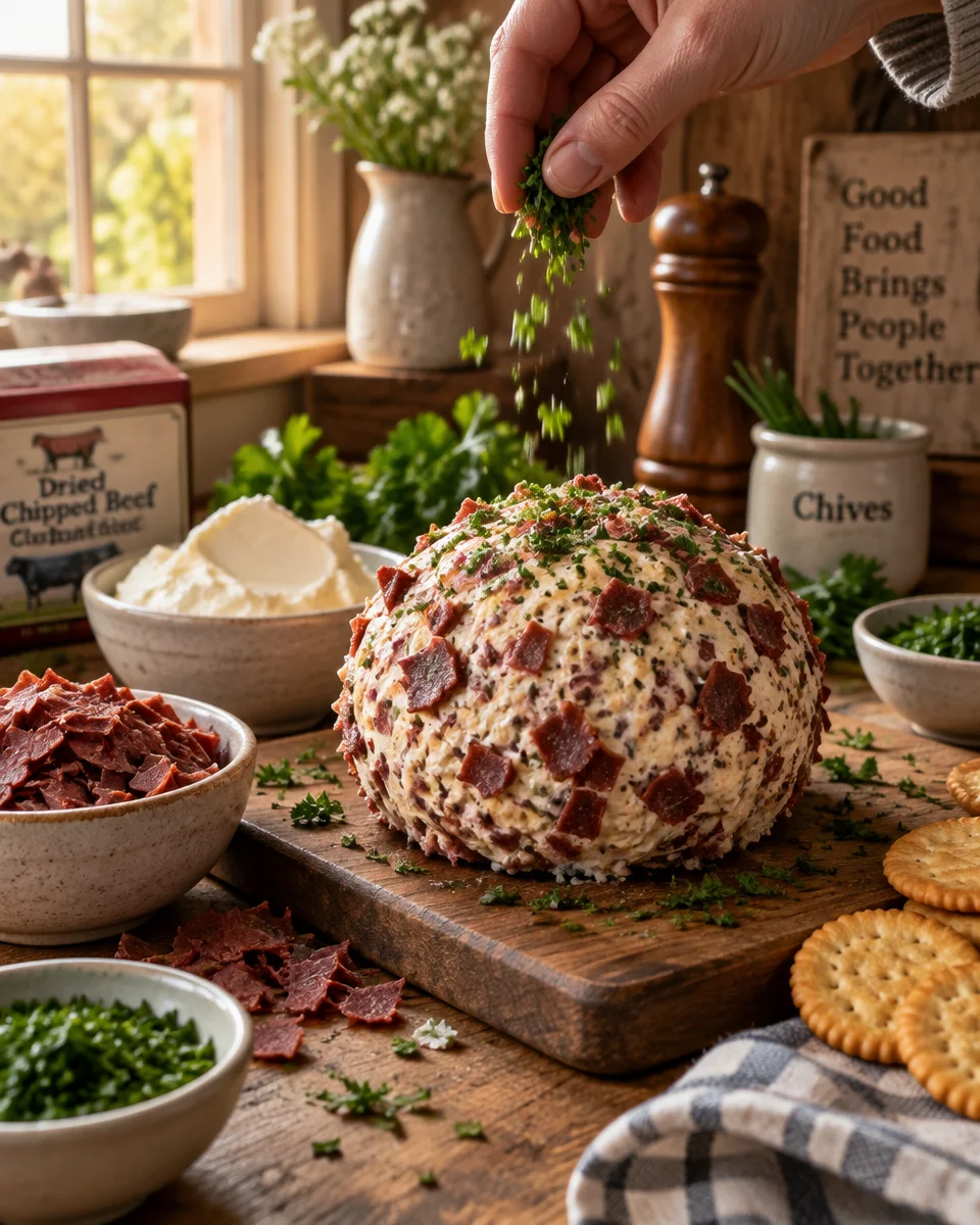 chipped beef cheese ball