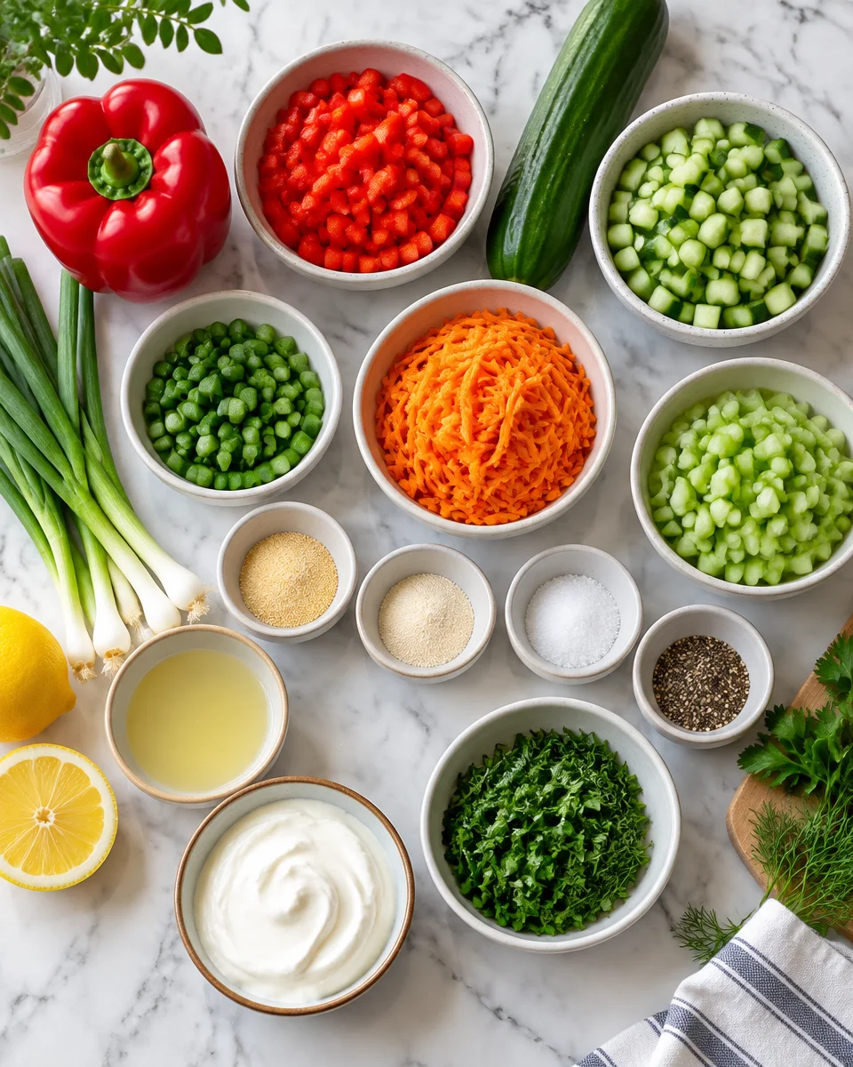 Creamy Garden Vegetable Spread