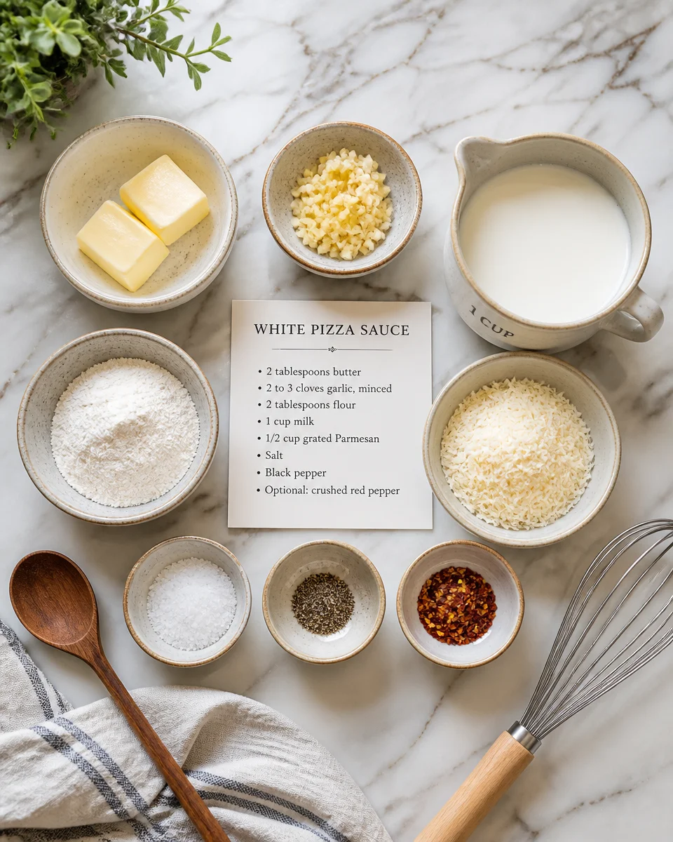White Pizza Sauce Recipe