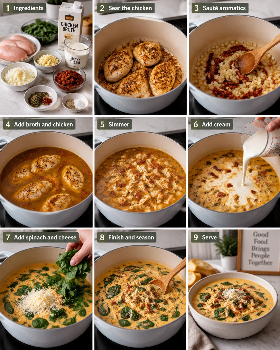 Creamy Marry Me Chicken Soup
