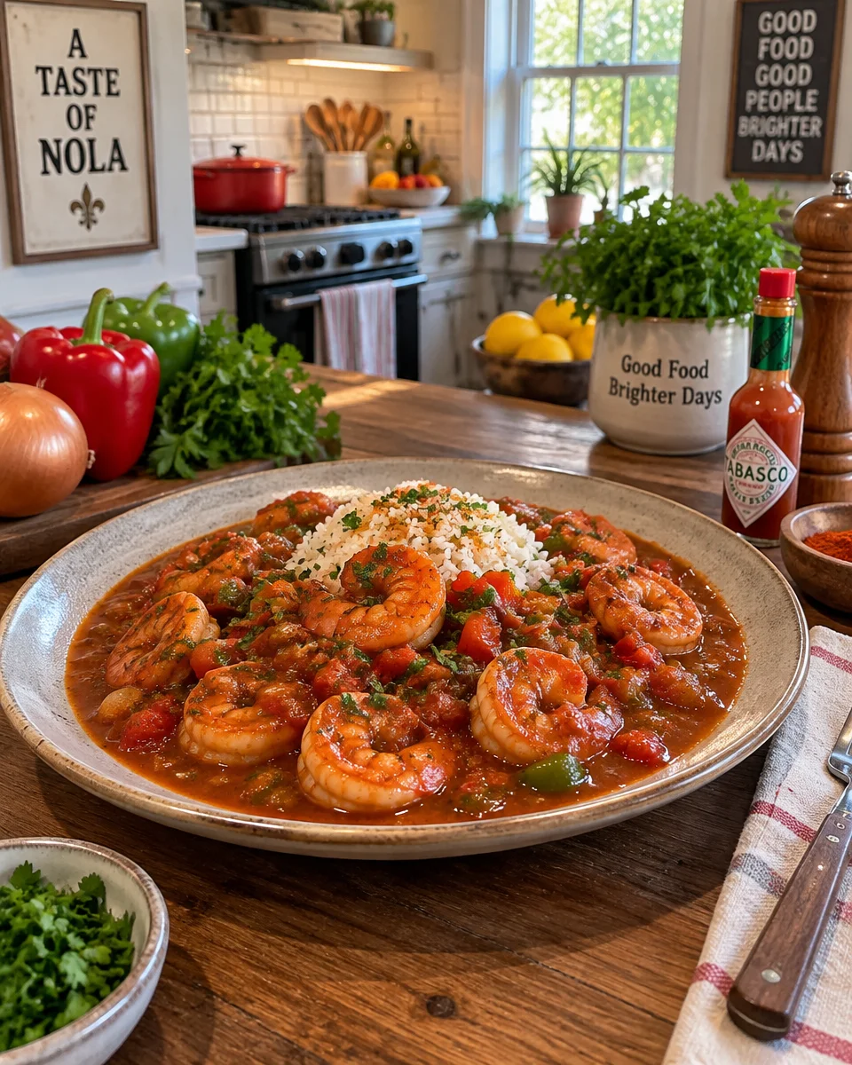 Creole Shrimp Scampi Recipe