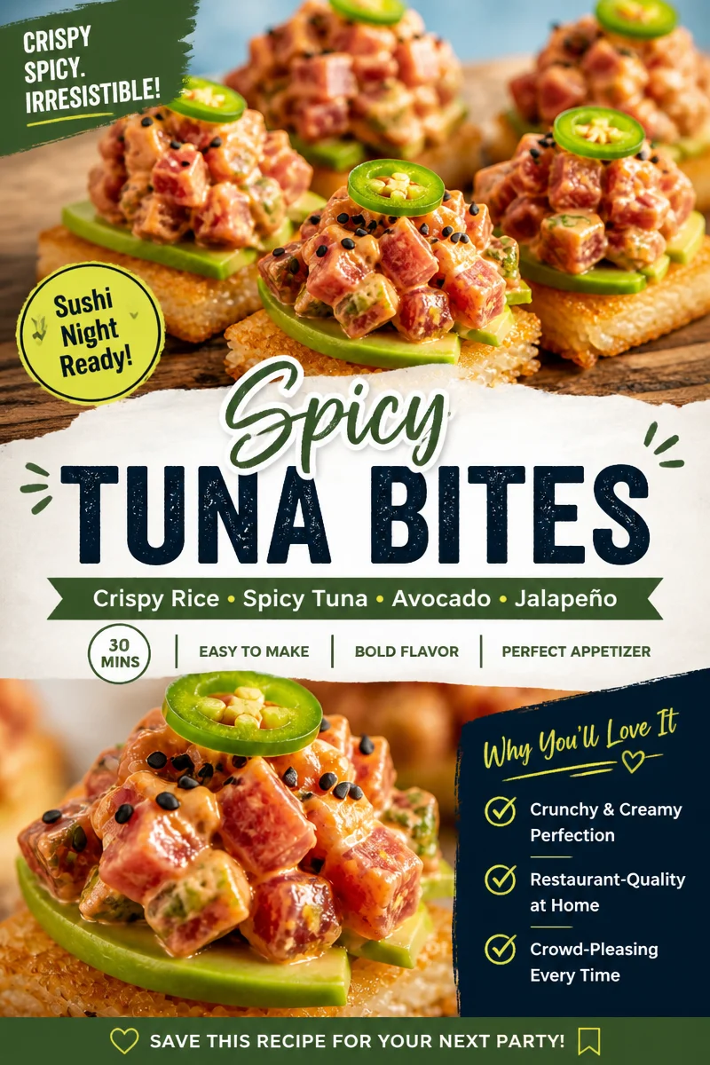 Crispy Rice Spicy Tuna Bites