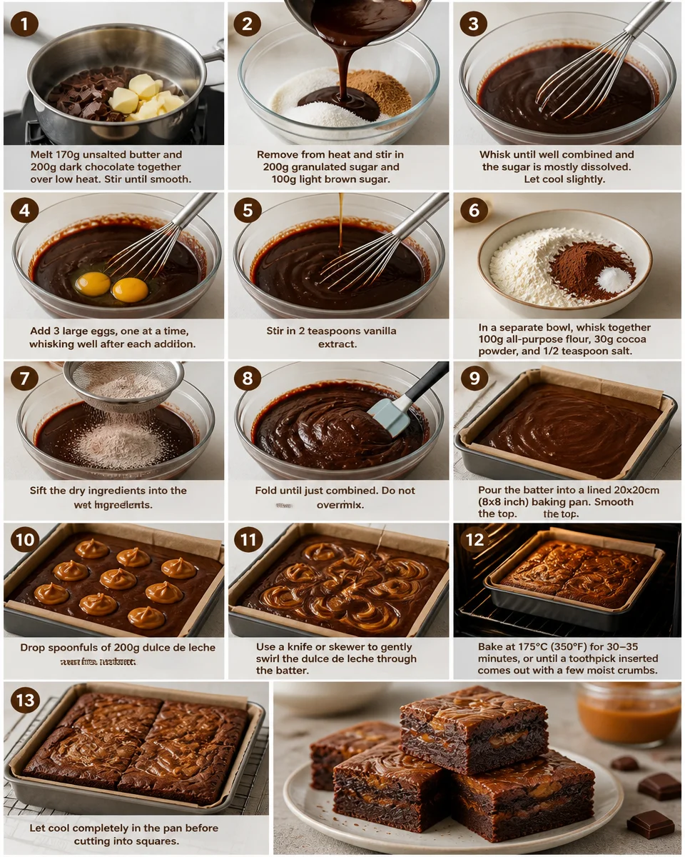 Dulce de Leche Brownies