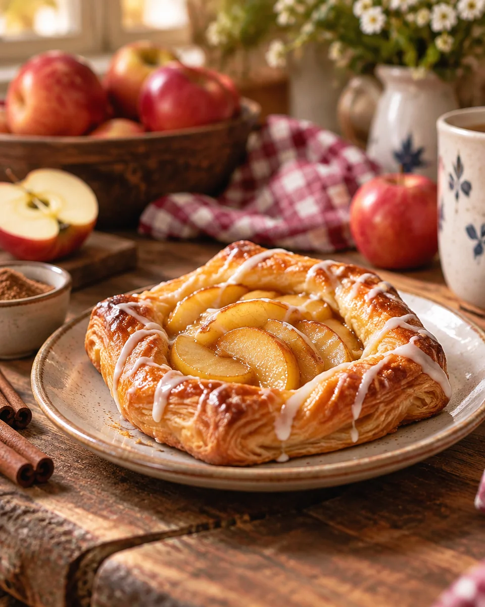 Easy 3-Ingredient Apple Danish Recipe