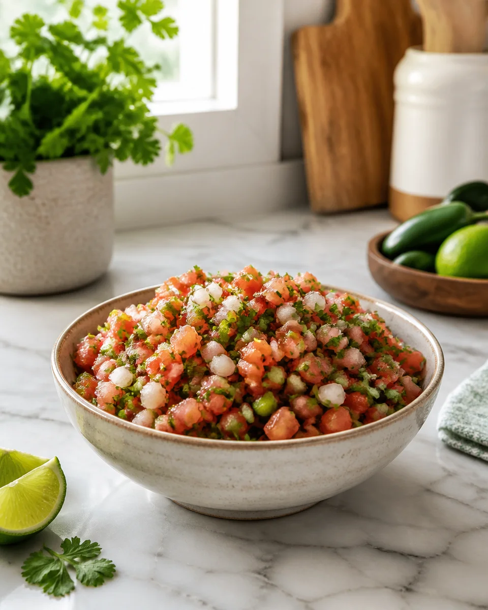 Authentic Pico de Gallo from Scratch
