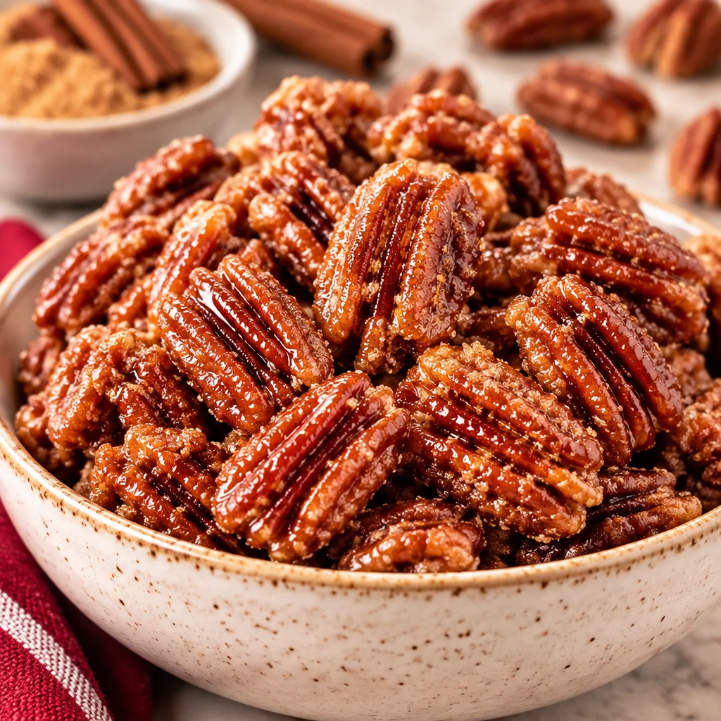 Easy Candied Pecans Recipe
