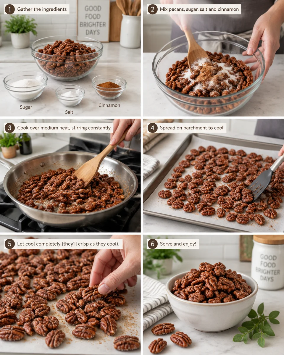 Easy Candied Pecans Recipe