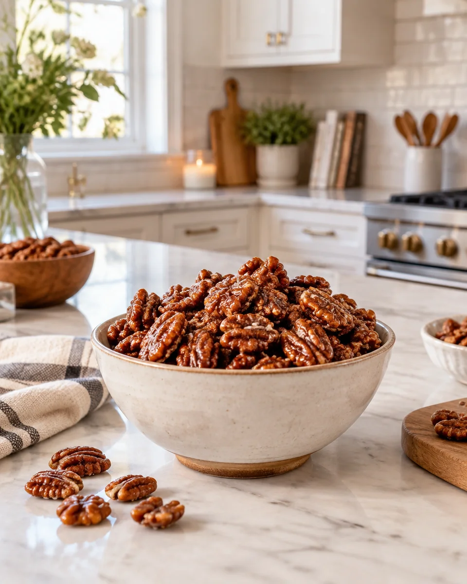 candied pecans recipe