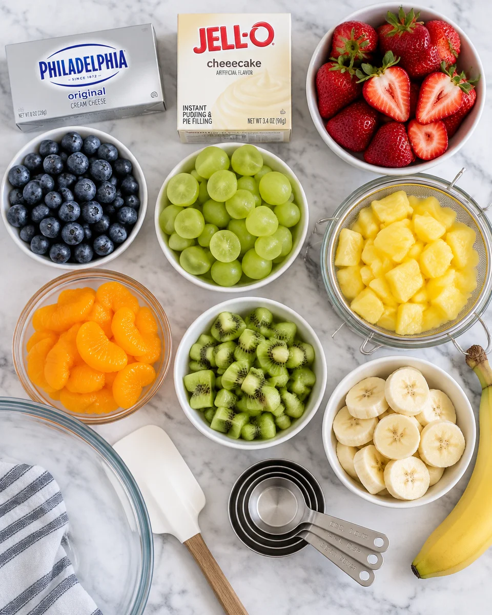 Easy Cheesecake Fruit Salad