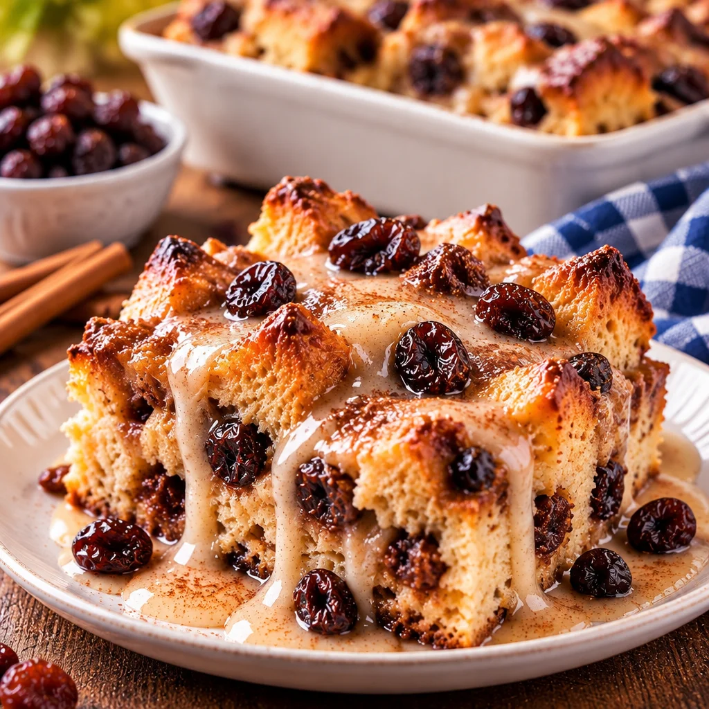 Easy Cinnamon Raisin Bread Pudding Recipe