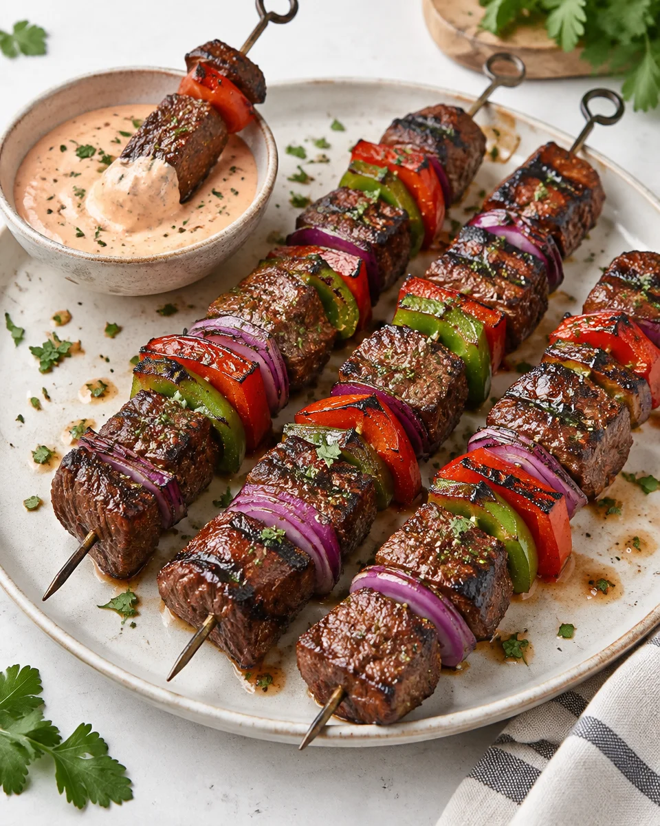 Easy Grilled Beef Kebab Recipe