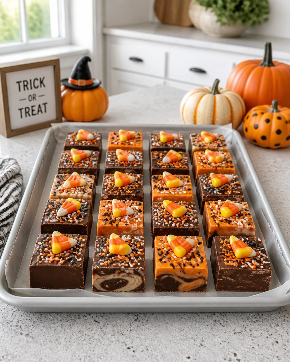 Easy Halloween Fudge