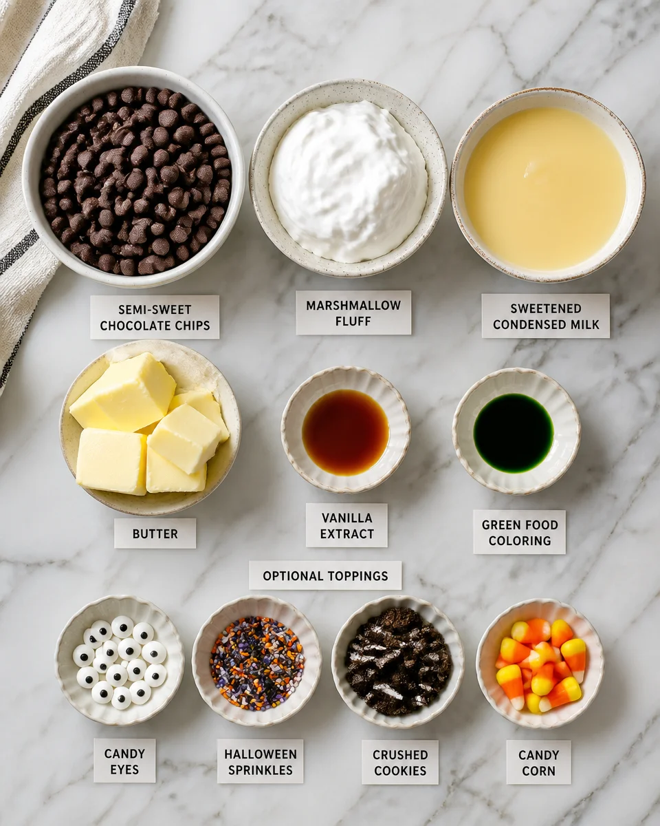 Easy Halloween Witches Fudge