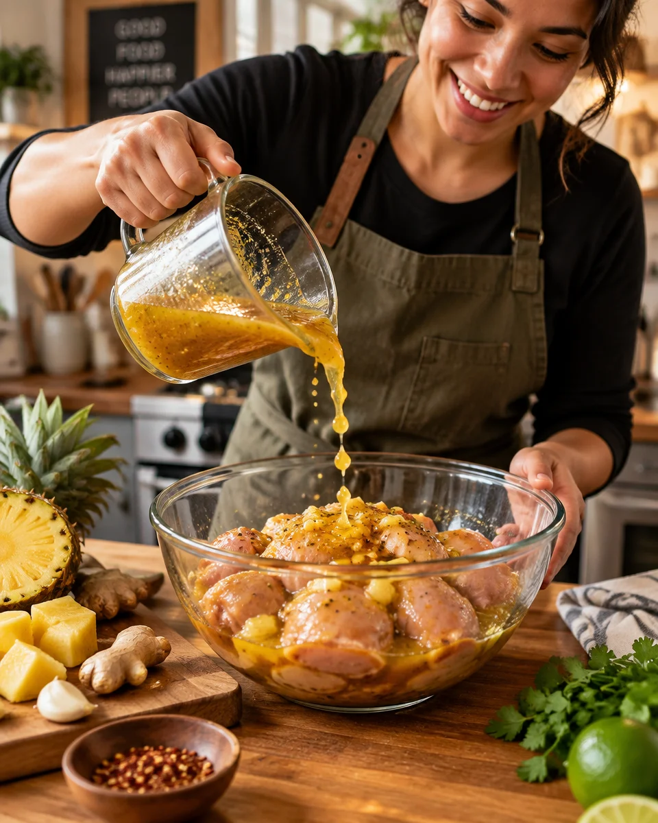 Easy Hawaiian Chicken Recipe with Pineapple Glaze