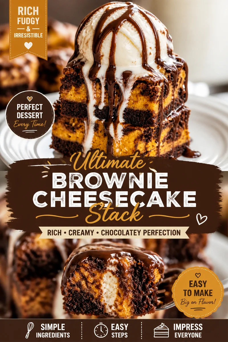 Pumpkin Cream Cheese Swirl Brownies