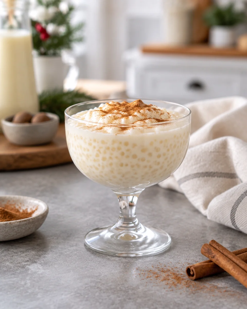 Eggnog Tapioca Pudding Recipe