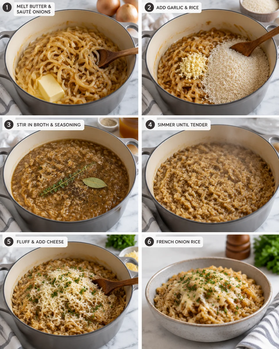 French Onion Rice Recipe