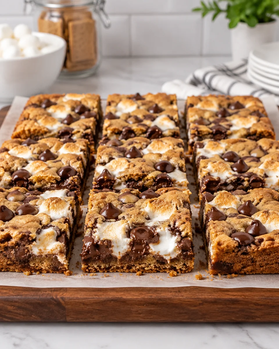 smores cookie bars