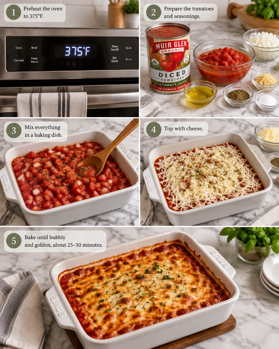 Grandma's Baked Canned Tomatoes