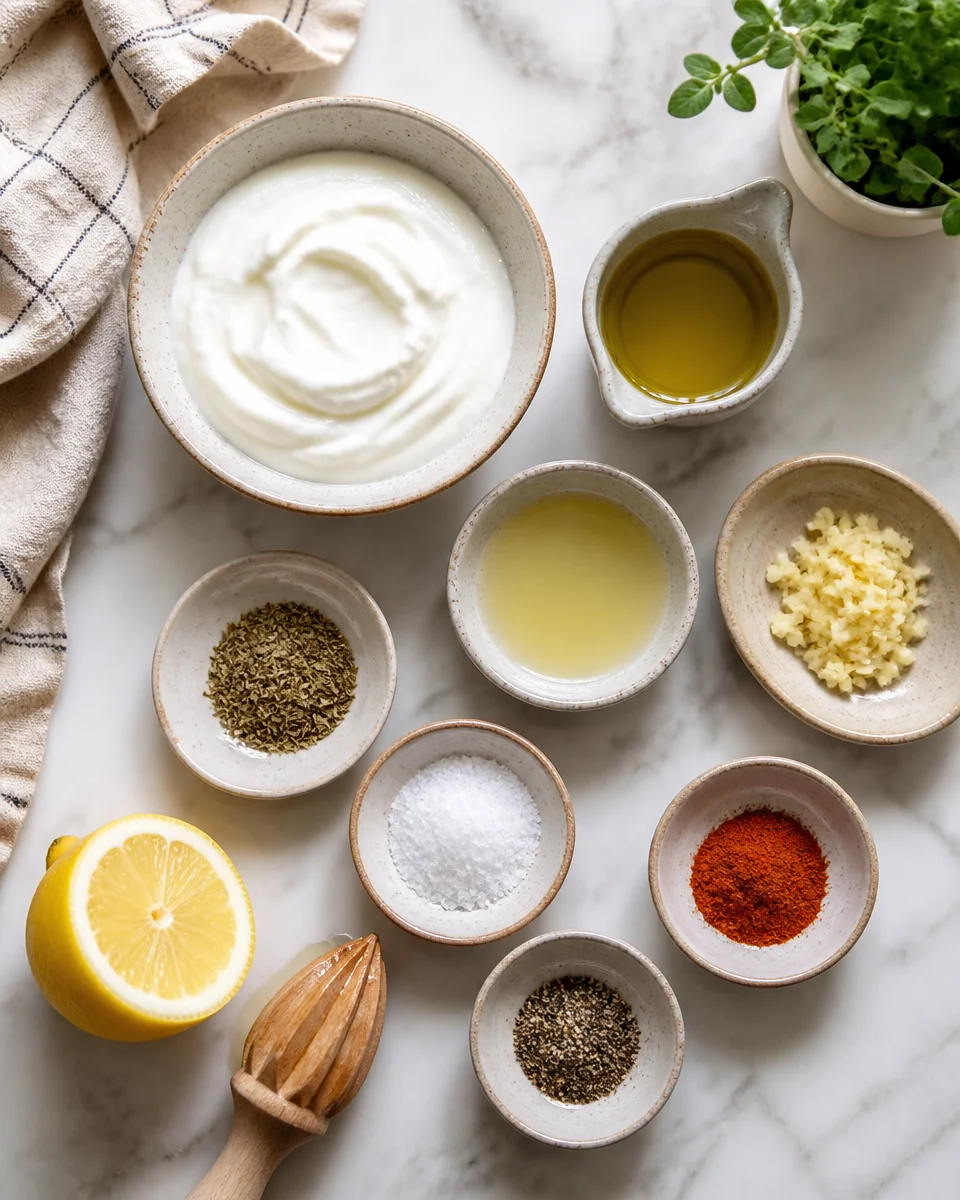 Greek Yogurt Chicken Marinade