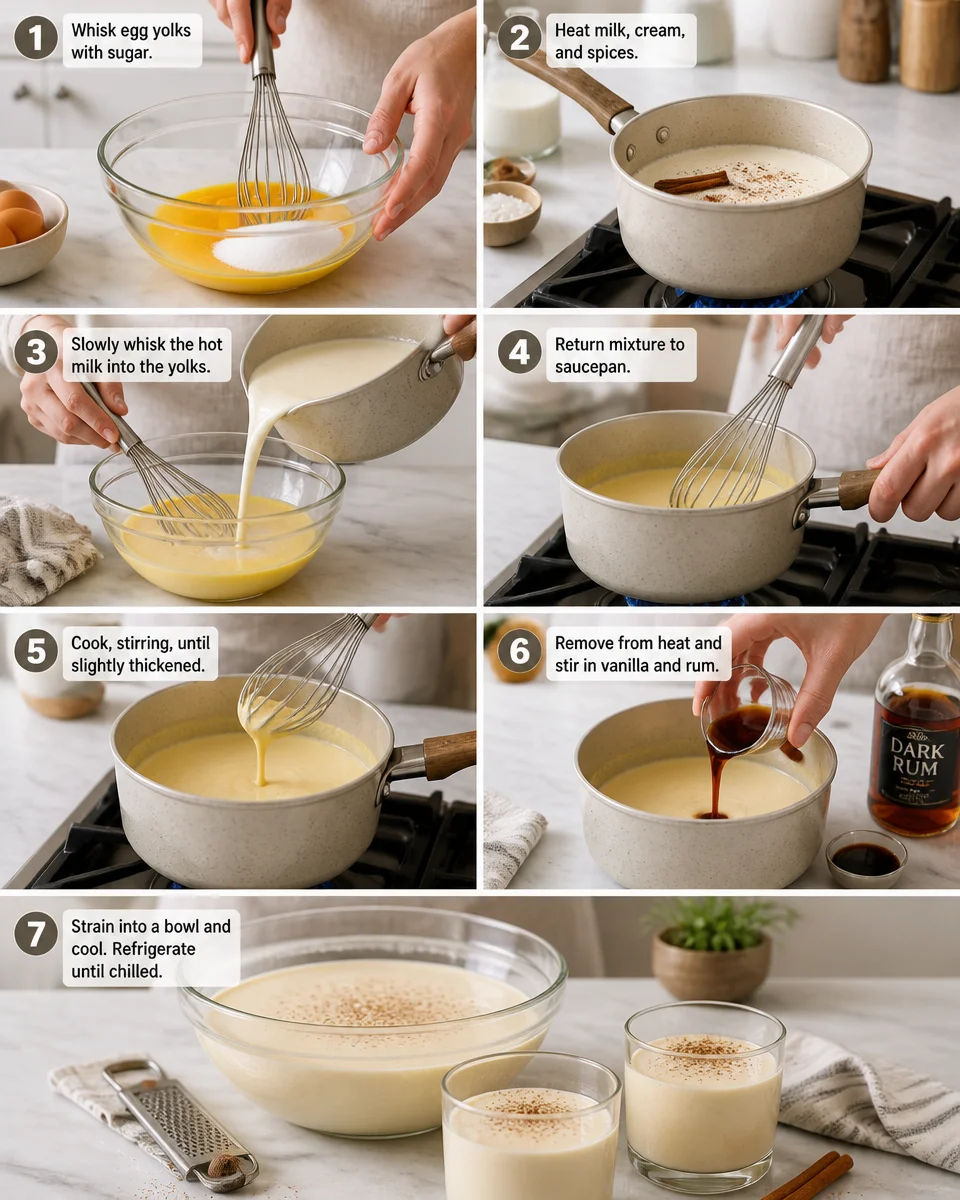 Homemade Eggnog from Scratch