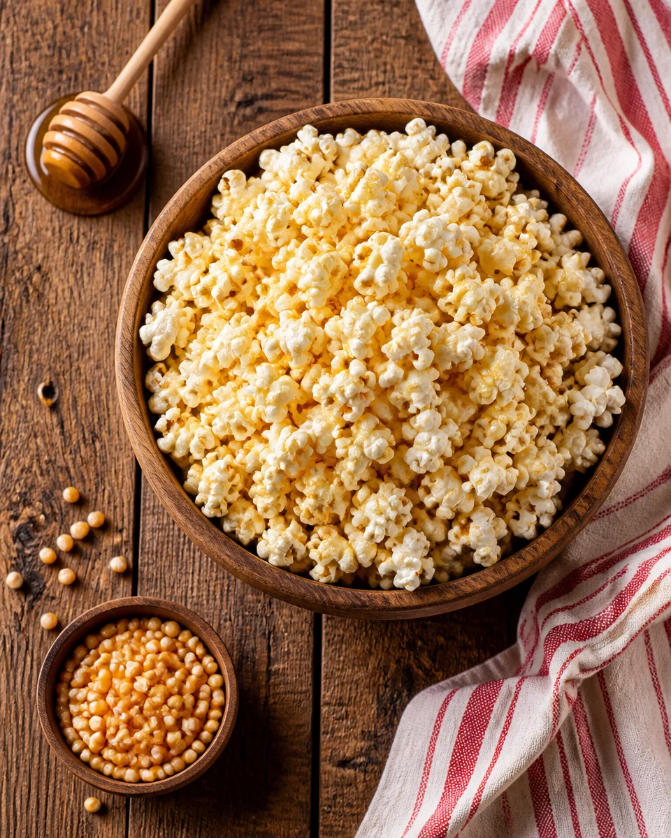 Honey Butter Popcorn (Stovetop)