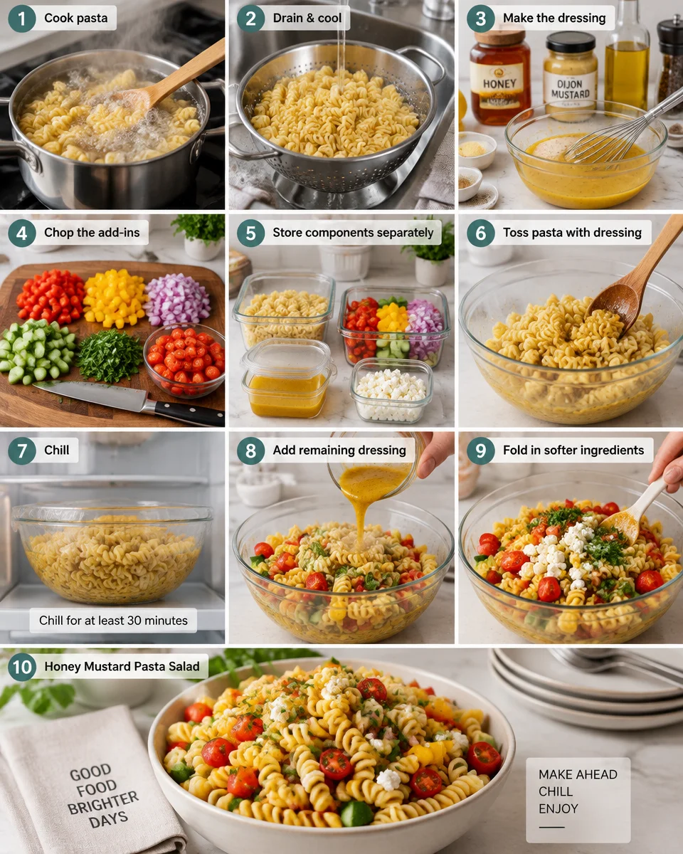 Honey Mustard Pasta Salad
