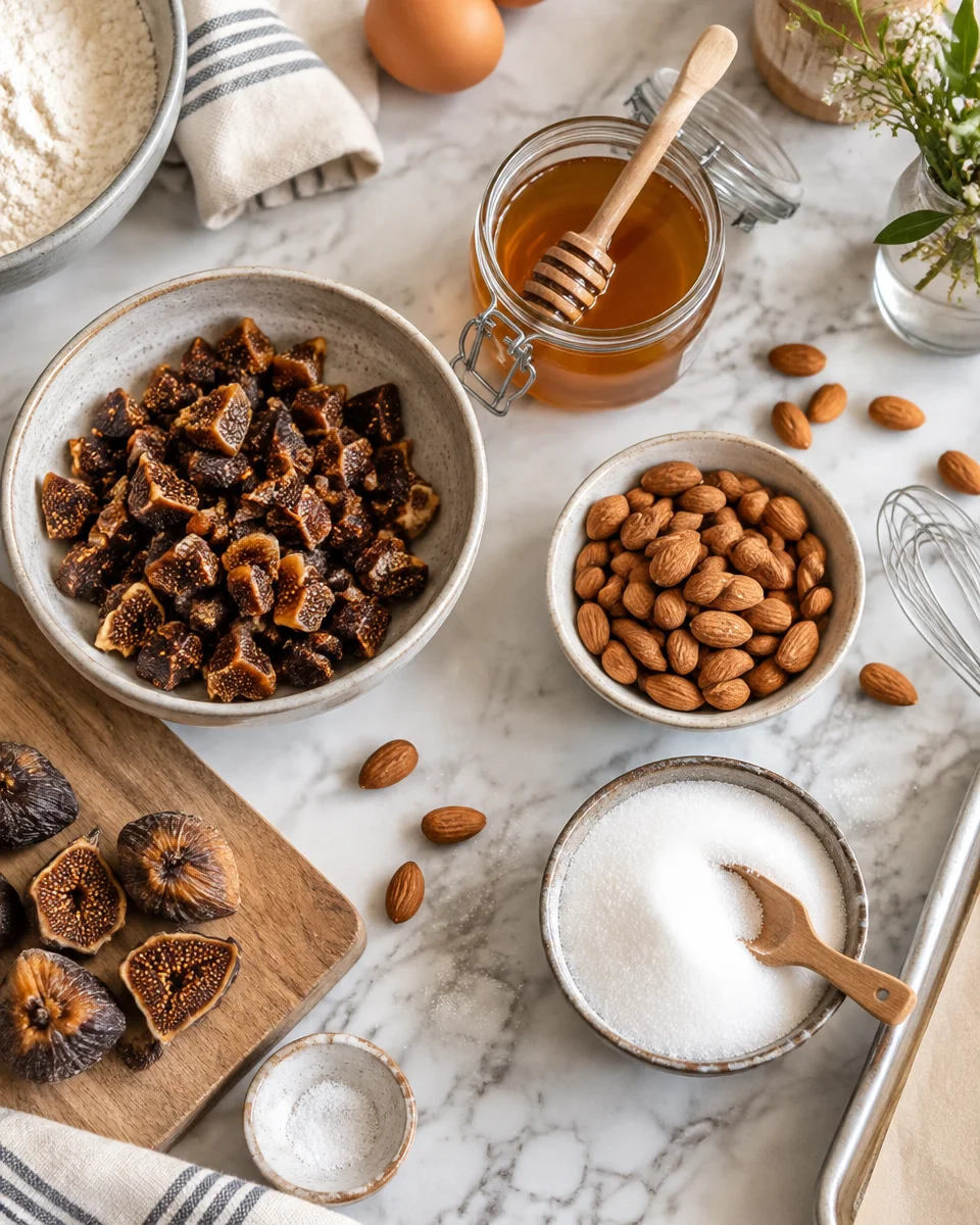 Honey Roasted Fig and Almond Biscotti