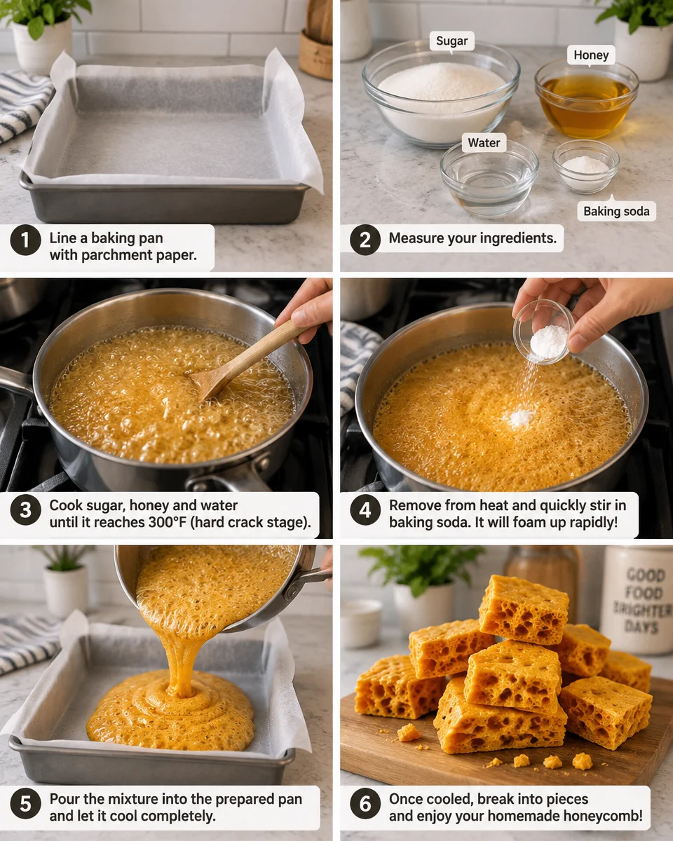 honeycomb candy recipe