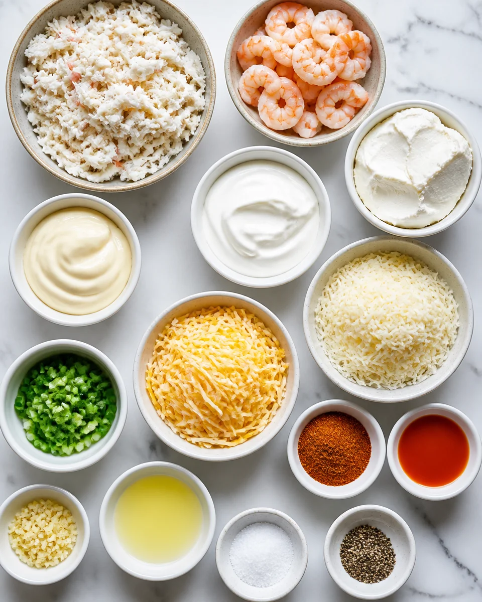 Hot Crab Dip Recipe with Shrimp