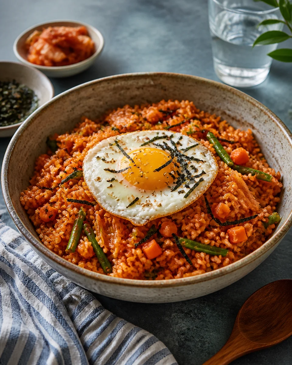 Kimchi Fried Rice (Easy Recipe)