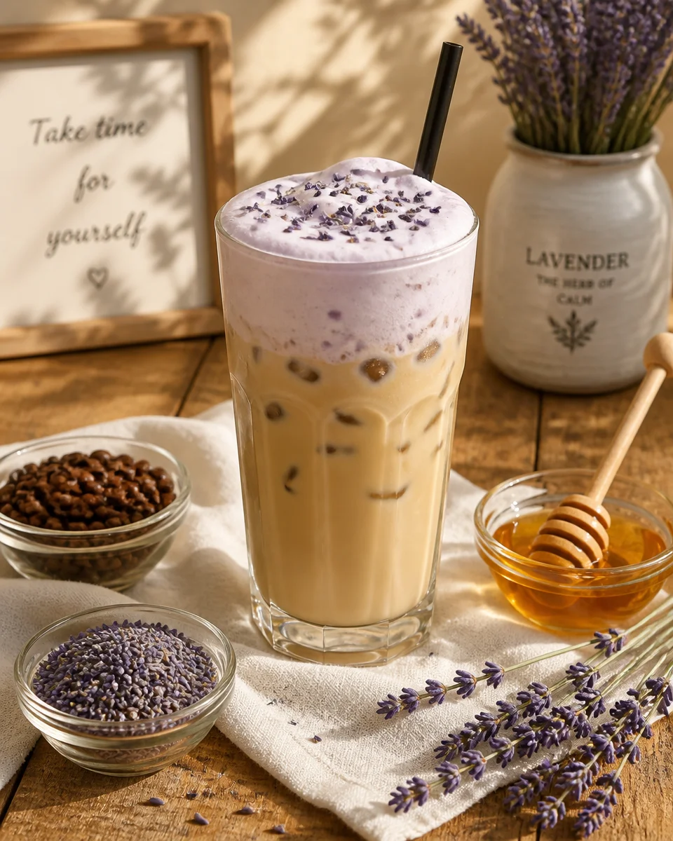 Lavender Honey Cold Foam Latte